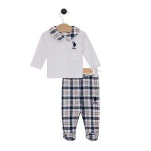 U.S. Polo Assn 2'li Bebek Takım USB2060 Krem