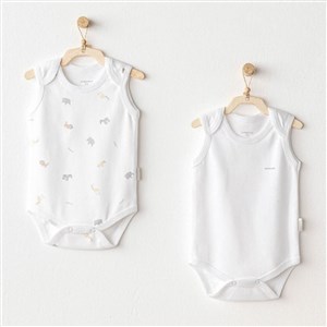 Andywawa Little King 2'li Body AC25806 Beyaz