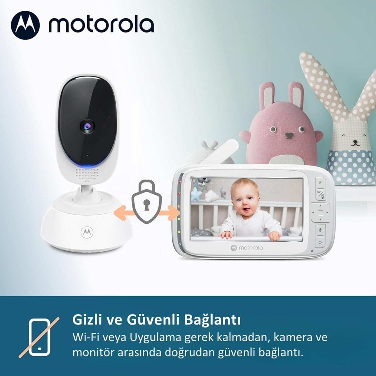 Motorola Nursery VM75 Video Bebek Monitörü Kamera 