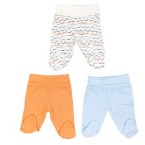 Tiffany Baby Striped Theme 3'lü Patikli Pantolon 53007 Çok Renkli