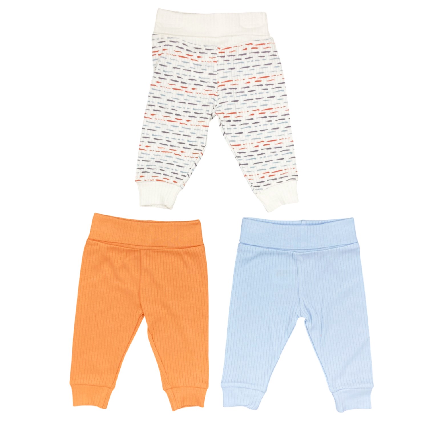 Tiffany Baby Striped Theme 3'lü Patiksiz Pantolon 53006 Çok Renkli