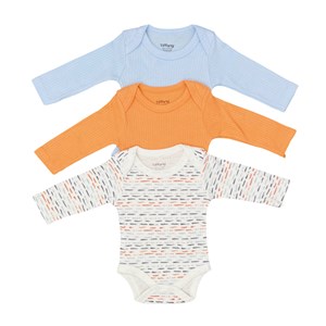 Tiffany Baby Striped Theme 3'lü Uzun Kol Body 53011 Çok Renkli