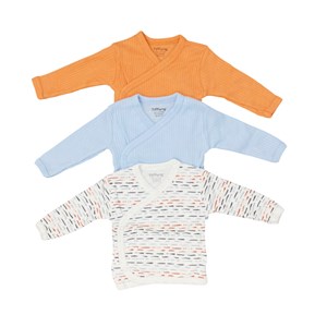 Tiffany Baby Striped Theme 3'lü Sweat 53096 Çok Renkli