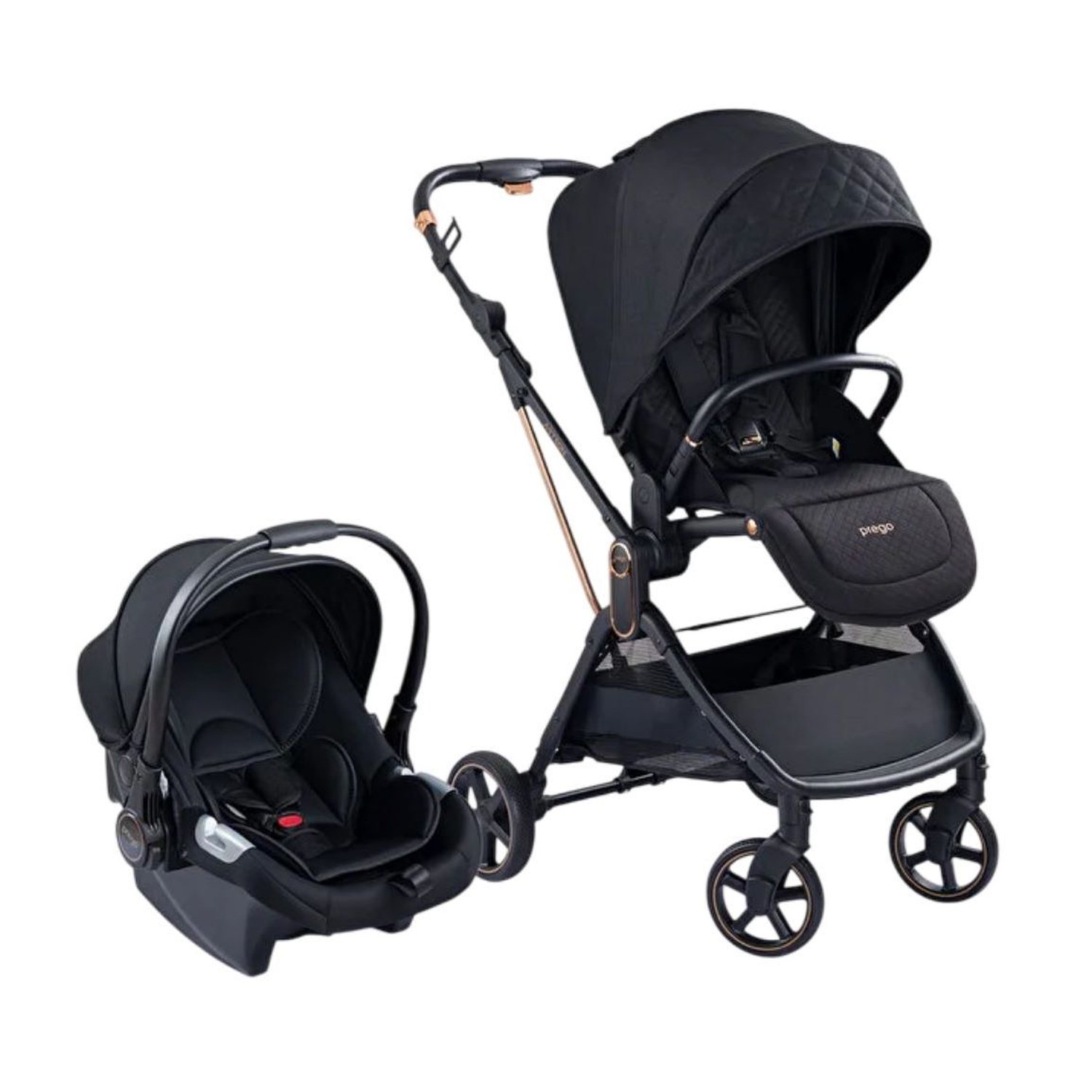 Prego Arteon Seyahat Sistem Bebek Arabası 2244 Otomatik Katlanan