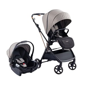 Prego Arteon Seyahat Sistem Bebek Arabası 2244 Otomatik Katlanan Bej