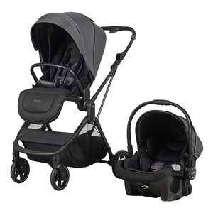 Prego Arteon Seyahat Sistem Bebek Arabası 2244 Otomatik Katlanan Gri