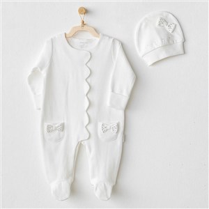 Andywawa Chic Girl Tulum Takım AC25823 Ekru