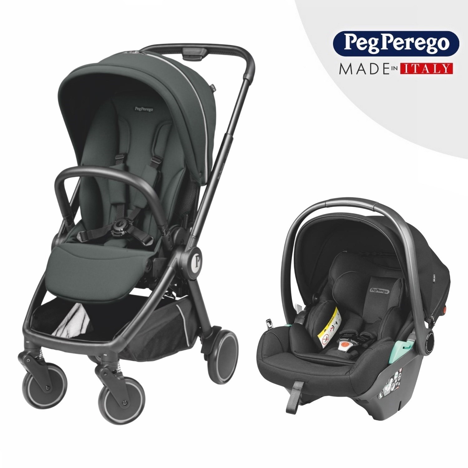 Peg Perego City Loop Lounge Travel Sistem Bebek Arabası Metal