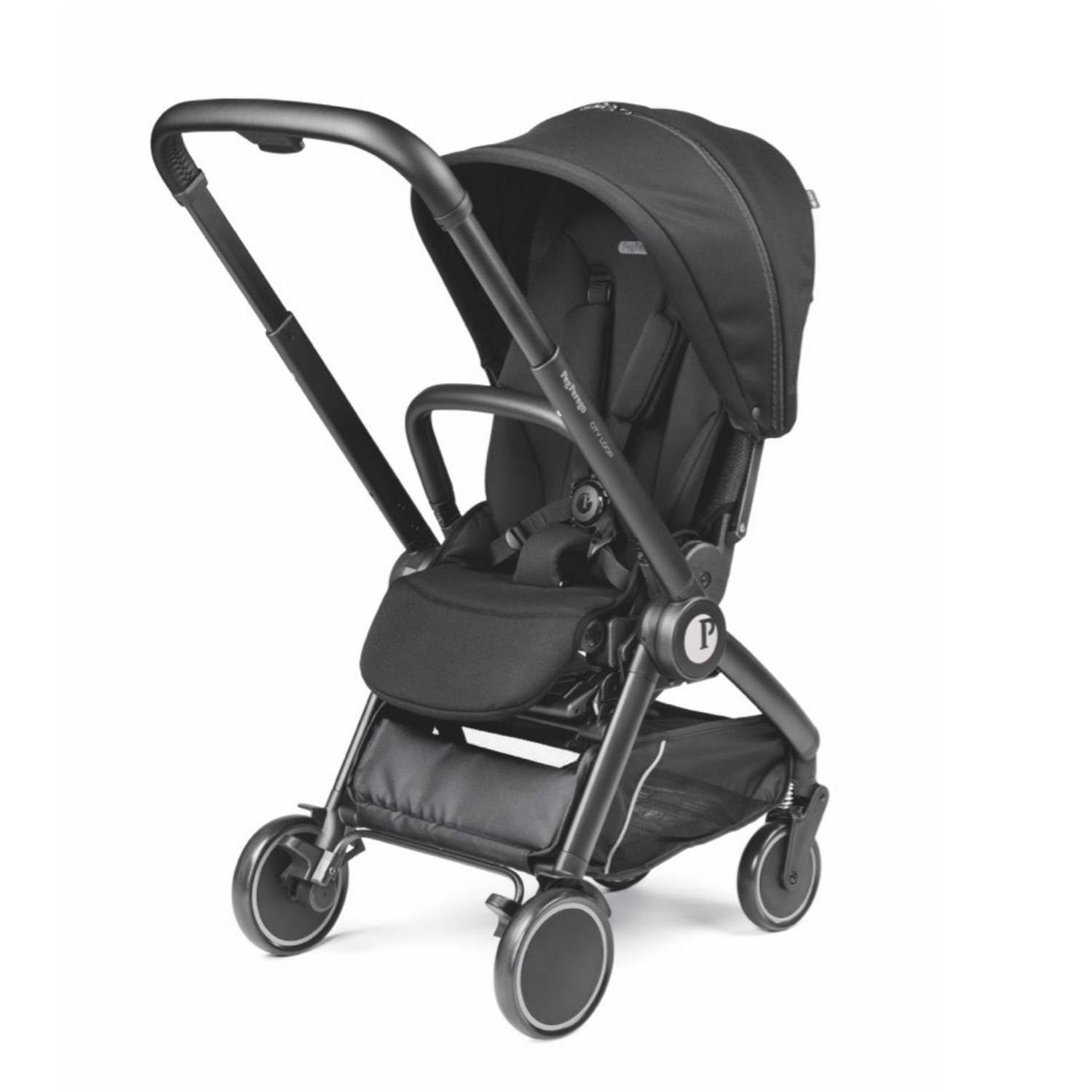 Peg Perego City Loop Lounge Travel Sistem Bebek Arabası True Black
