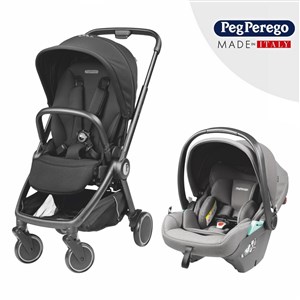 Peg Perego City Loop Lounge Travel Sistem Bebek Arabası True Black