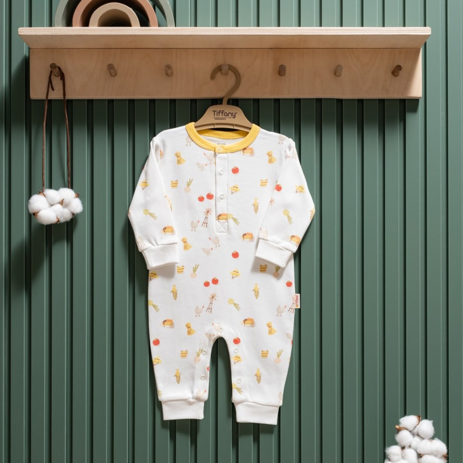 Tiffany Baby Strawberry Organik Theme Tulum 45004 Ekru