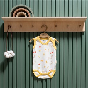 Tiffany Baby Strawberry Organik Theme Atlet Body 45009 Ekru