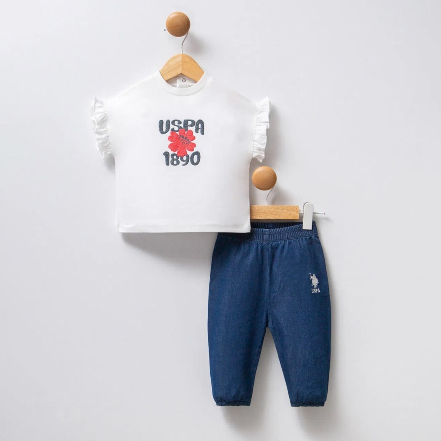 U.S. Polo Assn 2'li Takım USB2463 Beyaz