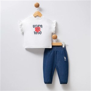 U.S. Polo Assn 2'li Takım USB2463 Beyaz