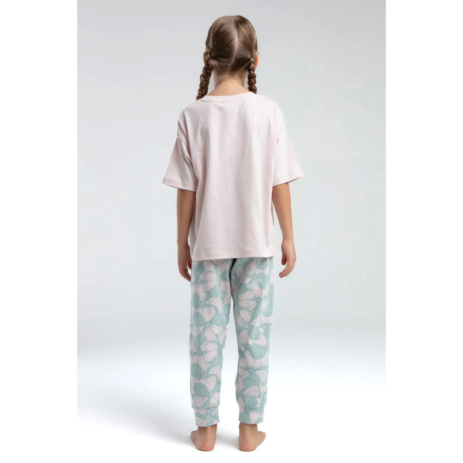 U.S. Polo Assn Pijama Takımı USB2077 Pudra