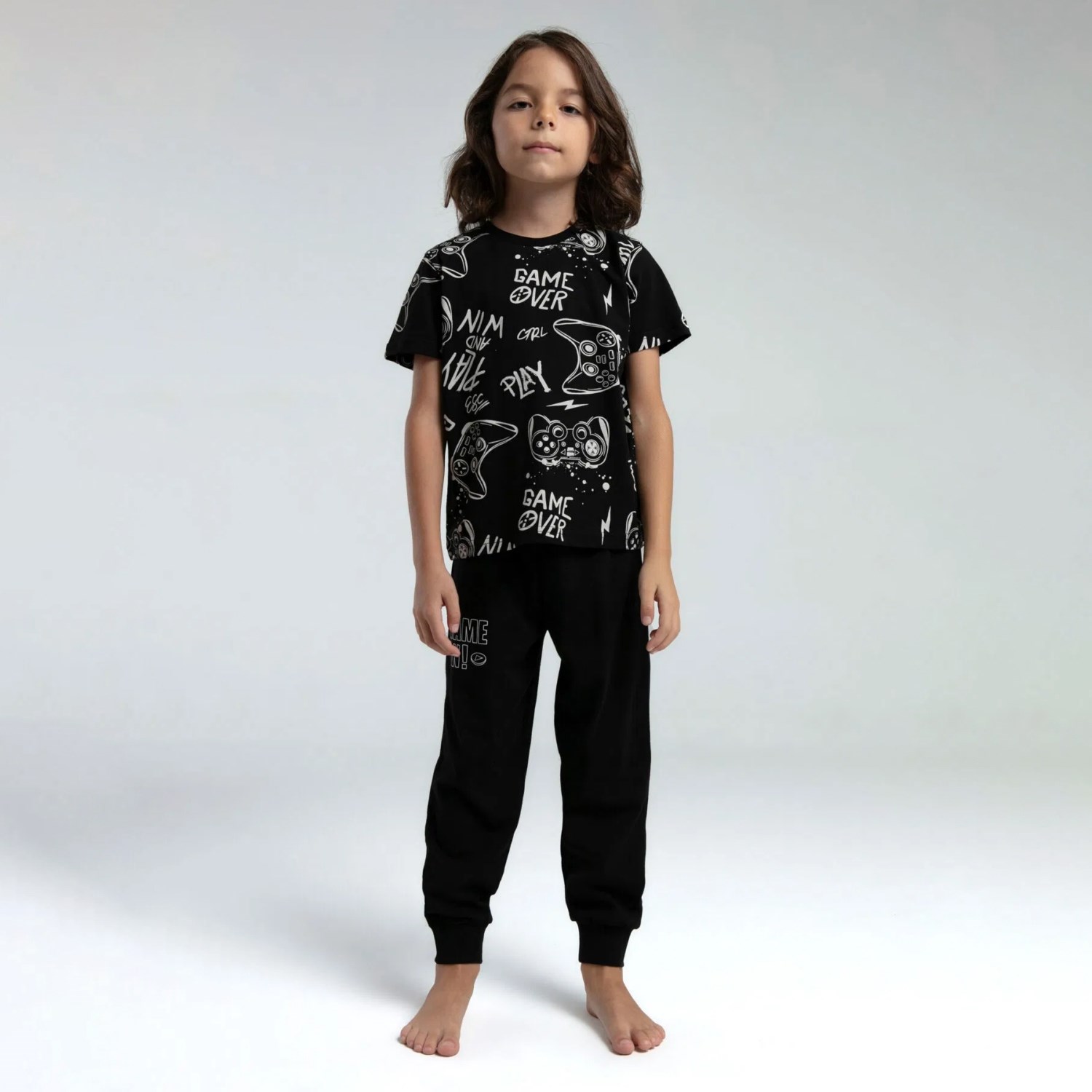 Roly Poly Pijama Takımı RP3540 Siyah