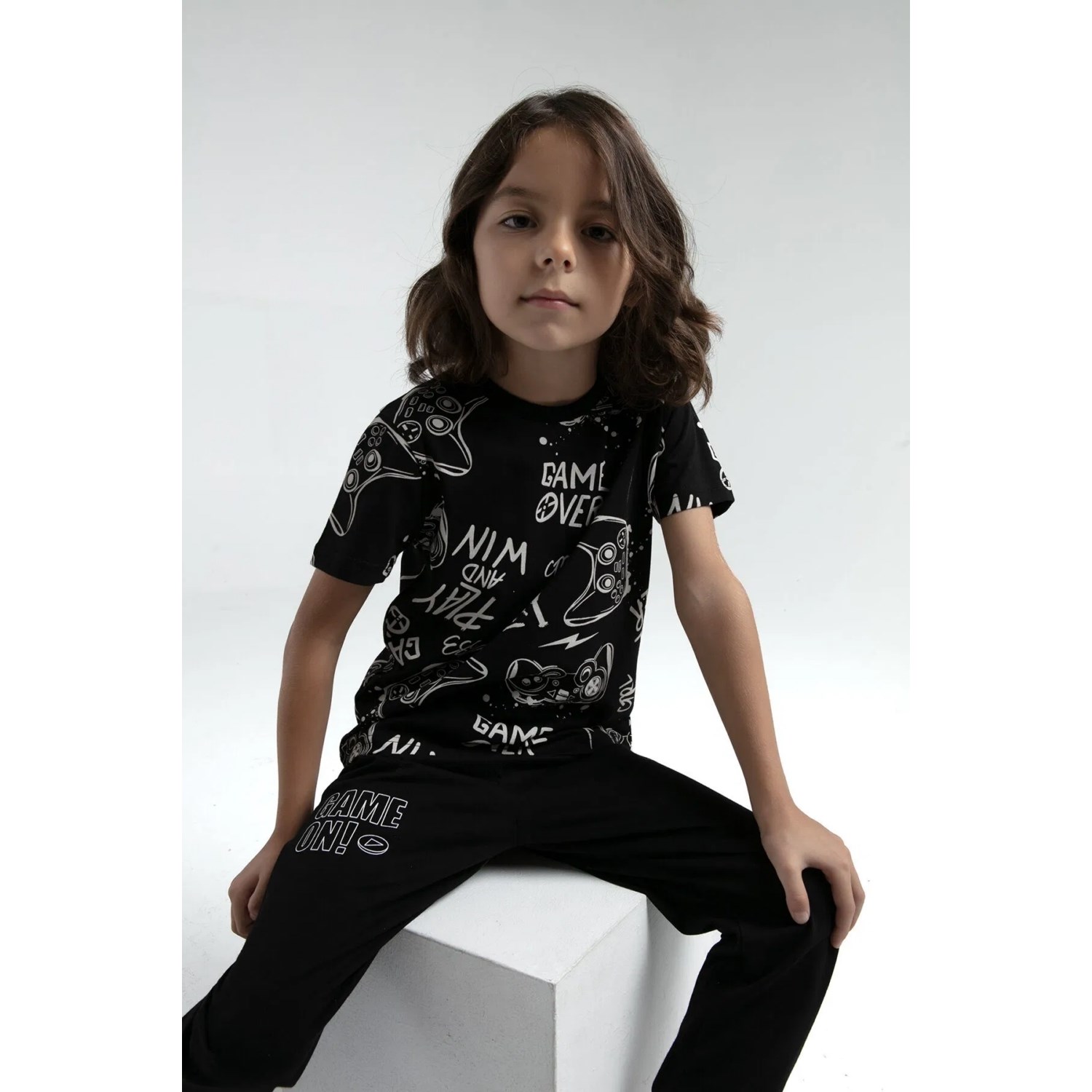 Roly Poly Pijama Takımı RP3540 Siyah