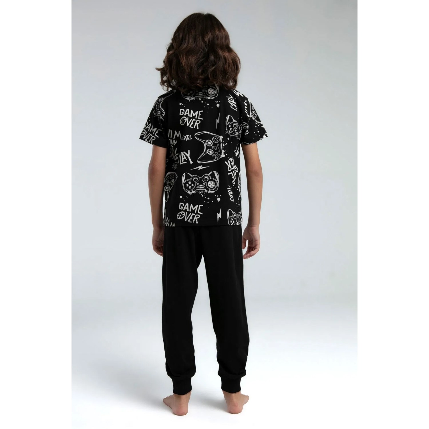 Roly Poly Pijama Takımı RP3540 Siyah