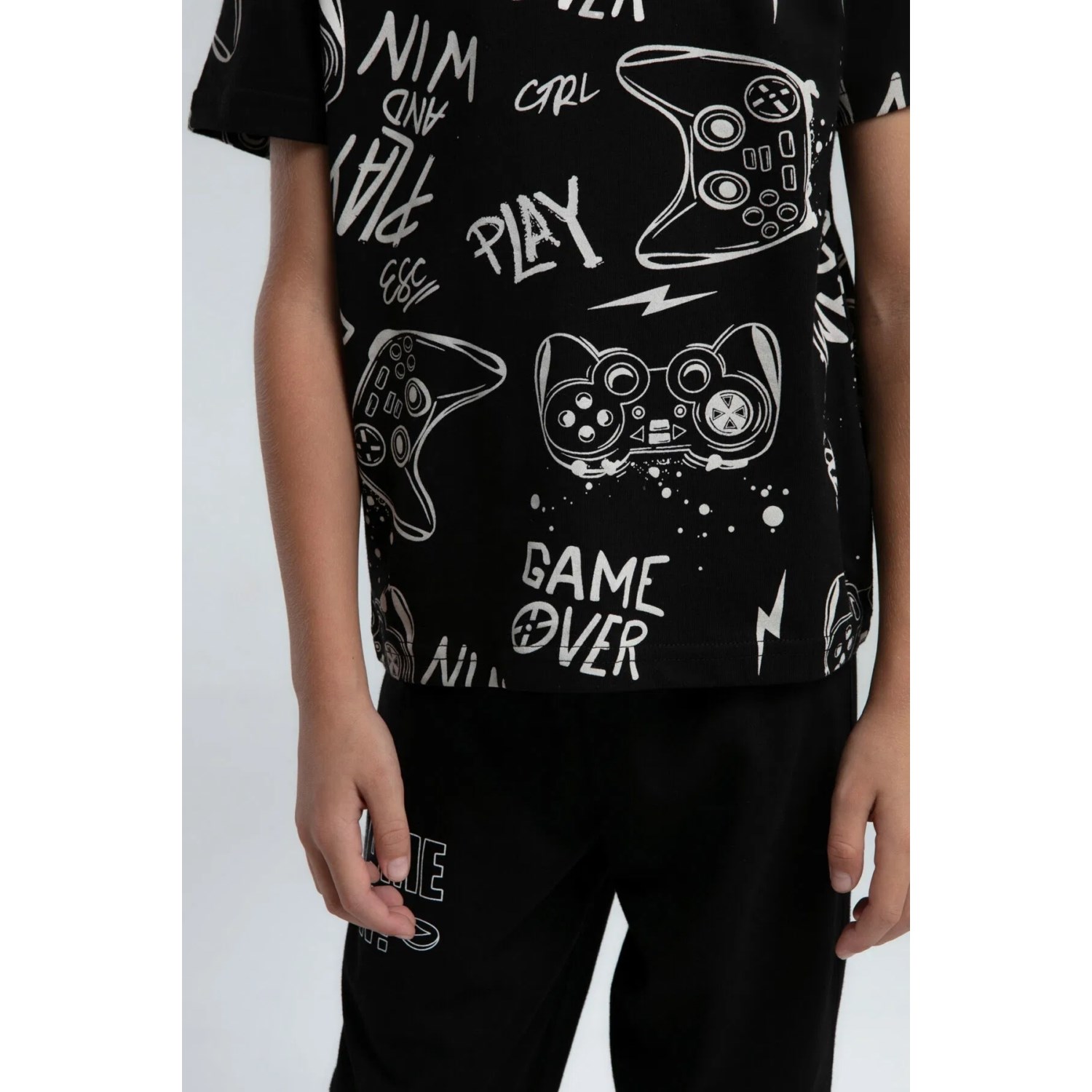 Roly Poly Pijama Takımı RP3540 Siyah