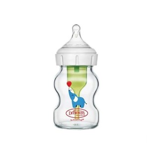 Dr Brown's Geniş Ağız Antikolik Options+ Cam Biberon 150 Ml Şeffaf