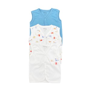 Tiffany Baby Traffic Rider Theme 3'lü Yelek 50005 Ekru
