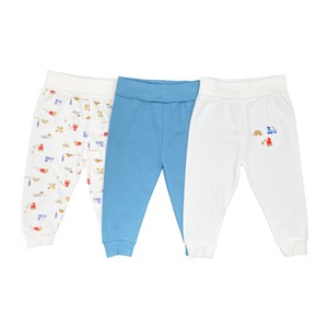 Tiffany Baby Traffic Rider Theme 3'lü Patiksiz Pantolon 50006 Ekru
