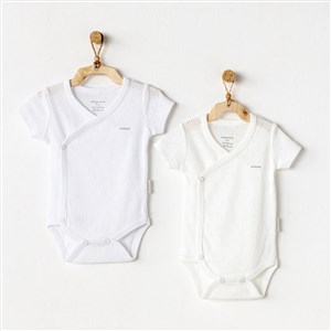 Andywawa Bunny Bear 2'li Zıbın Takım AC25643 Ekru-Beyaz