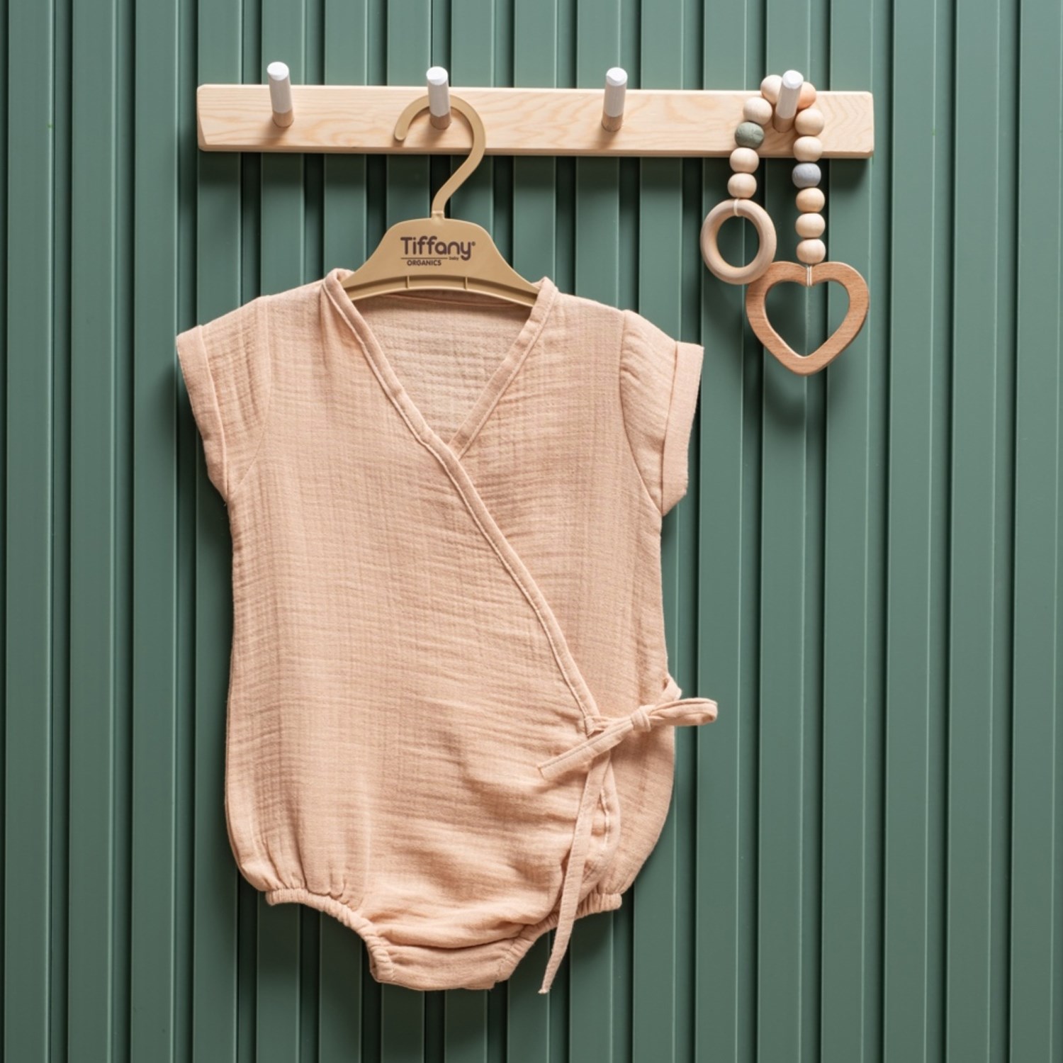 Tiffany Baby Müslin Theme Kruvaze Body 26022 Bej