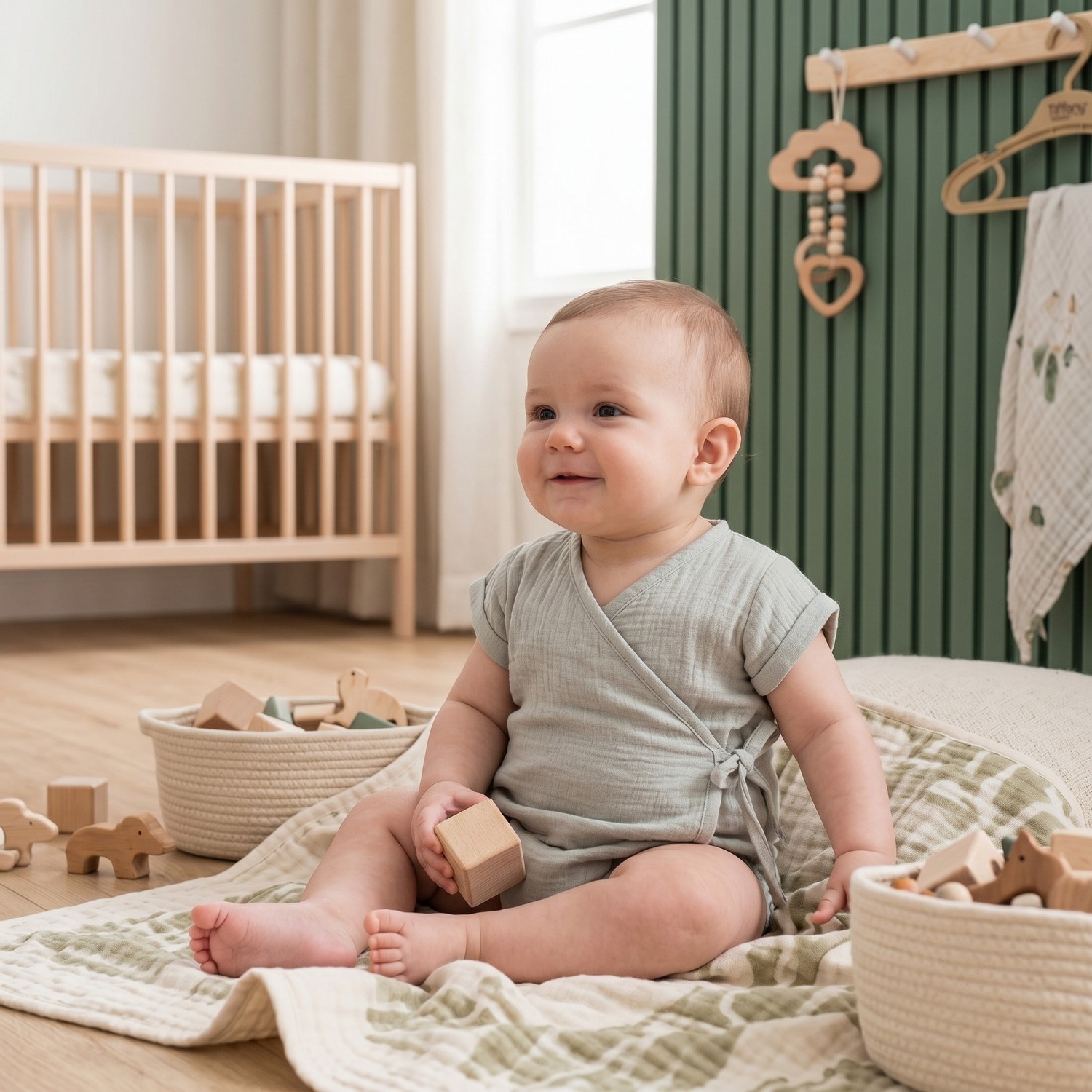 Tiffany Baby Müslin Theme Kruvaze Body 26022