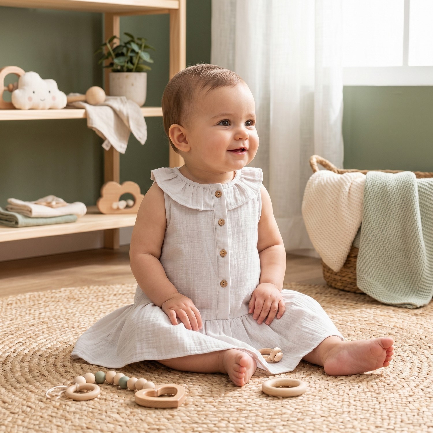 Tiffany Baby Müslin Theme Elbise 26086