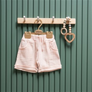 Tiffany Baby Müslin Theme Şort 26090 Pudra