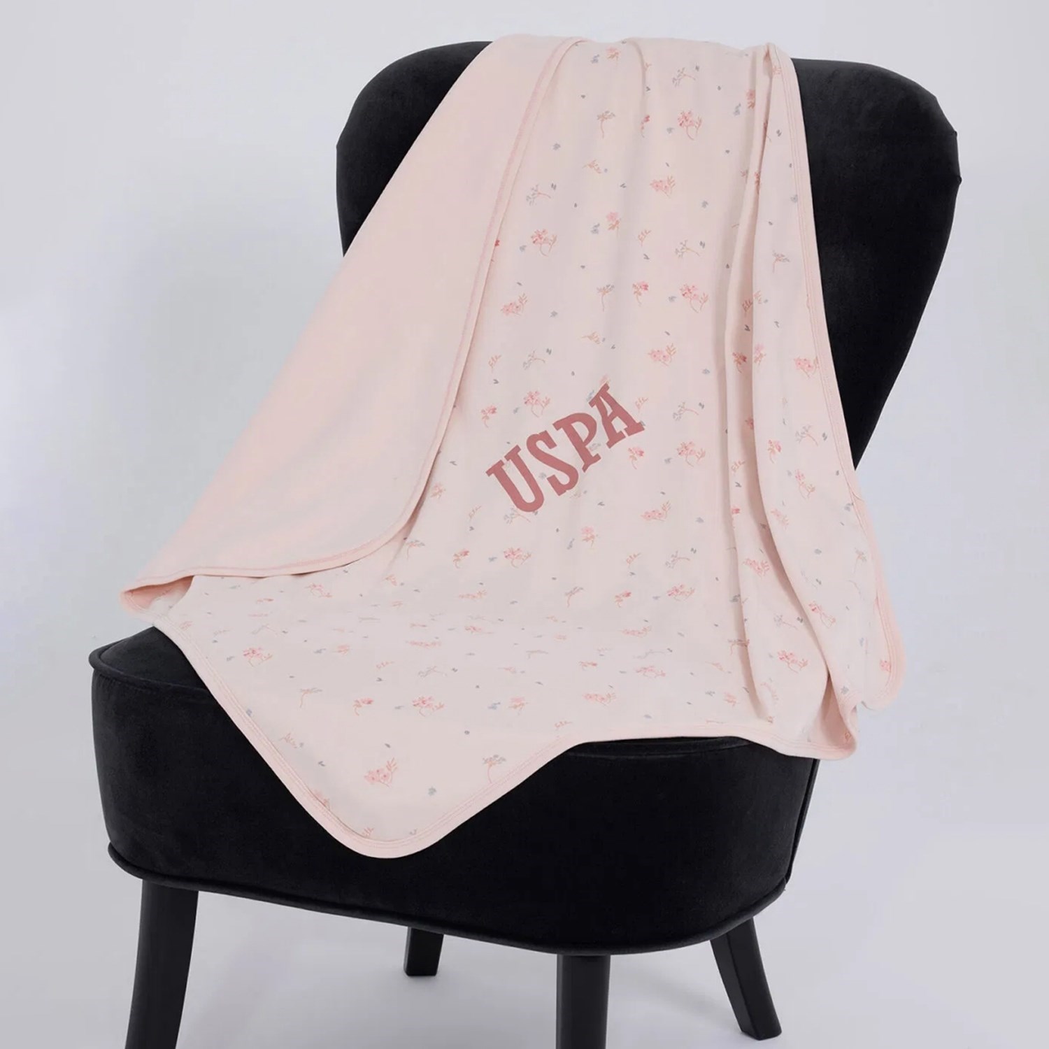 U.S. Polo Assn Bebek Battaniyesi USB2496 Pudra