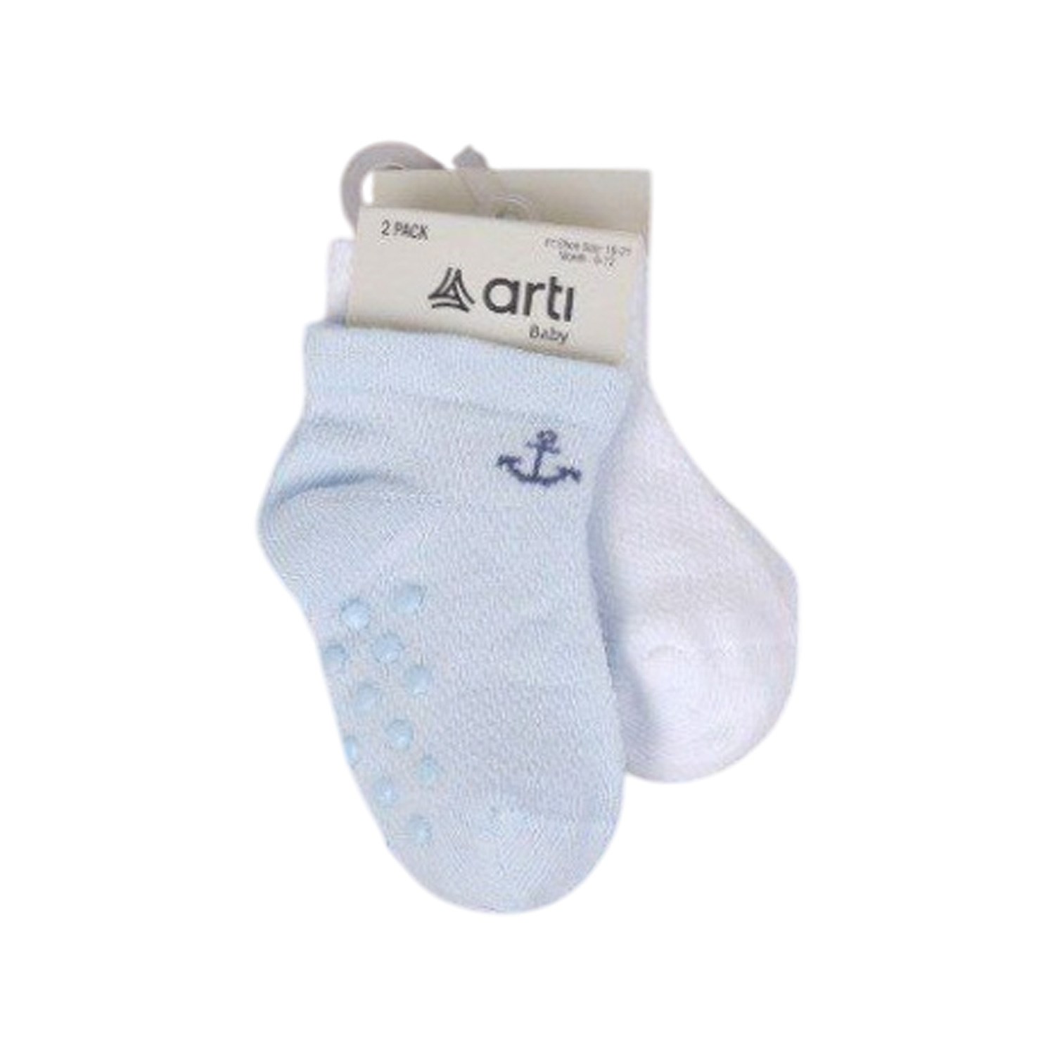 Artı Kids Kaptan Abs'li 2'li Bebek Patik 44142 Beyaz-Mavi