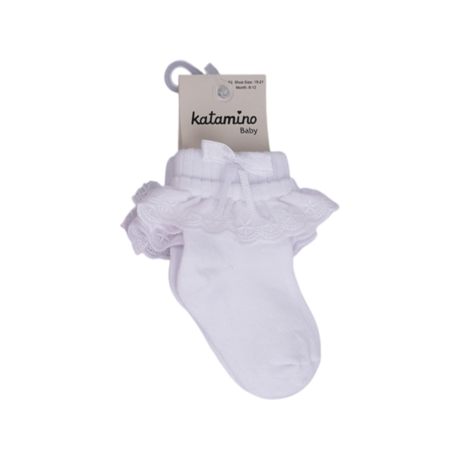 Katamino Adriyan Bebek Çorabı 46341 Beyaz