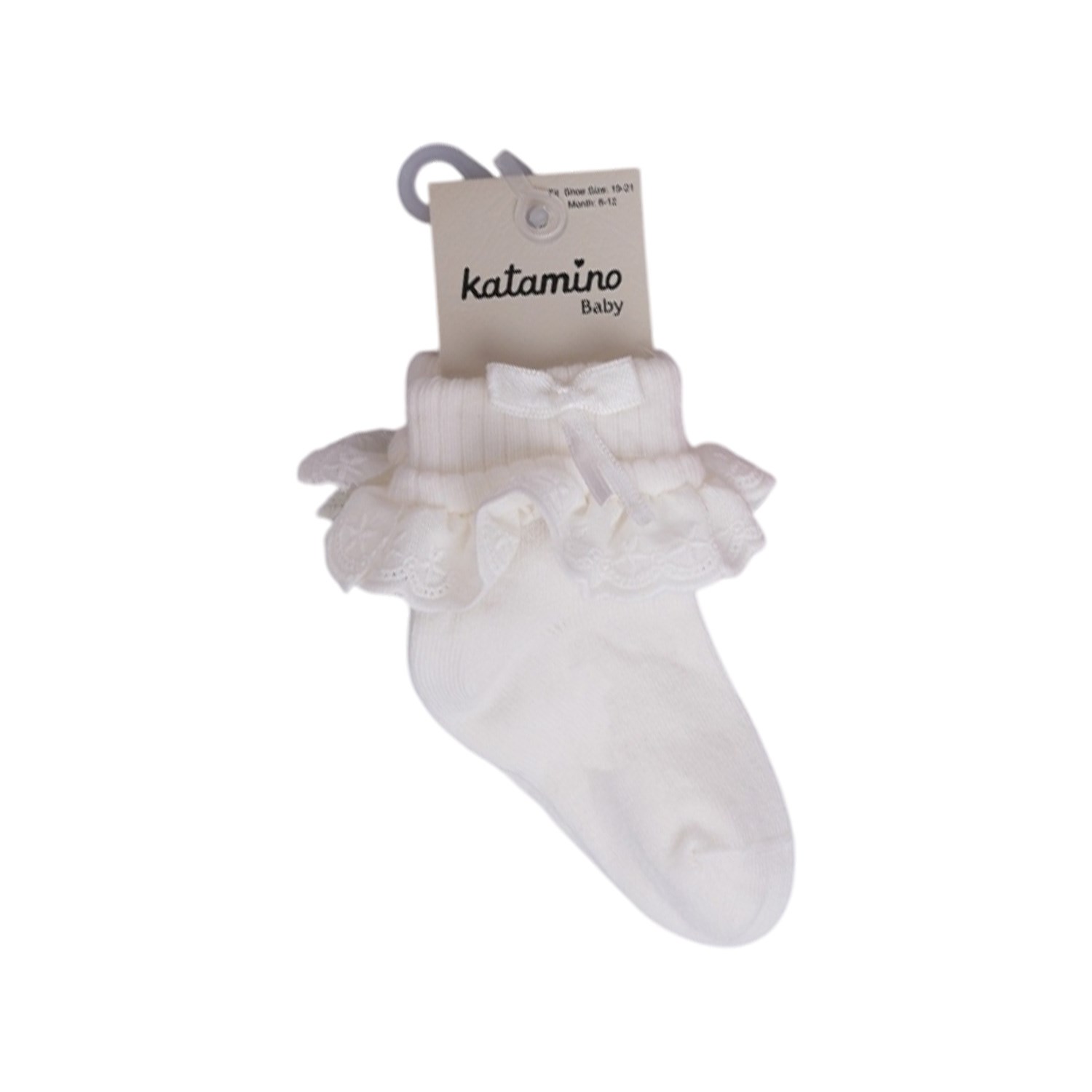 Katamino Adriyan Bebek Çorabı 46341 Ekru