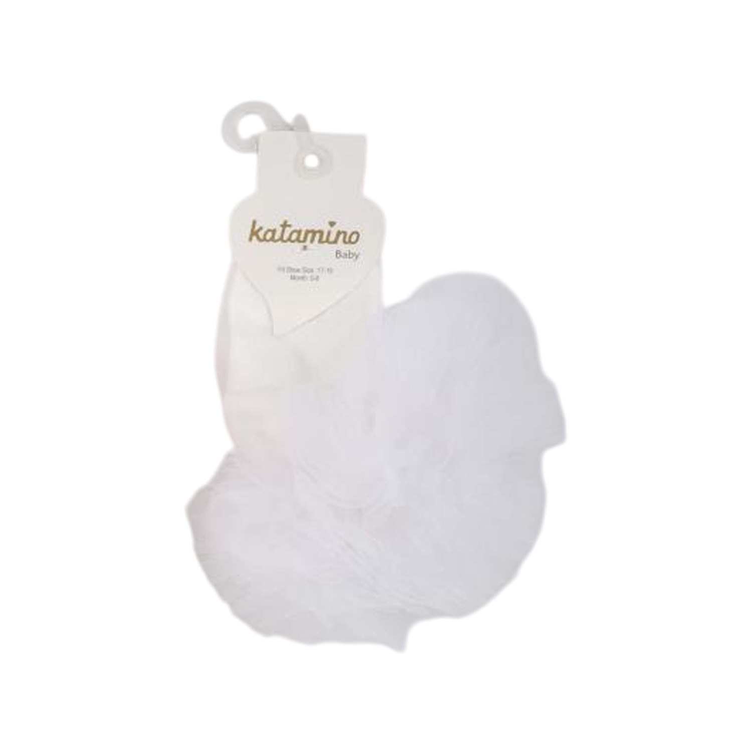 Katamino Sunset Aks Bebek Çorabı 22098 Beyaz