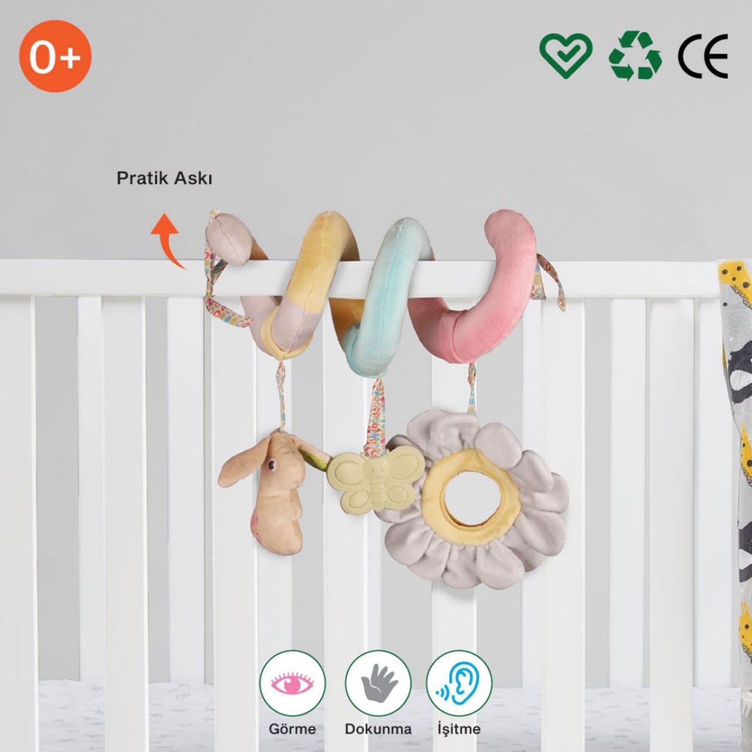 Been Spiral Puset Oyuncağı Çok Renkli