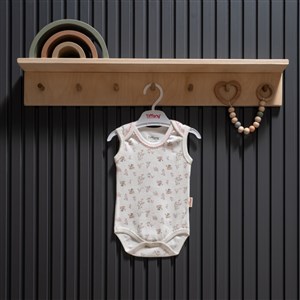 Tiffany Baby Cute Cats Theme Atlet Body 34009 Ekru