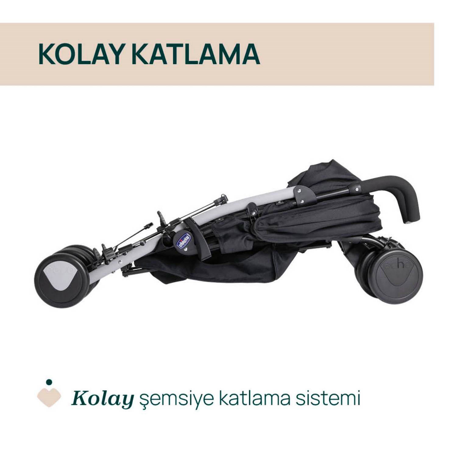 Chicco Echo Lite  Bebek Arabası Moss