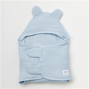 Andywawa Müslin Home Bebek Kundak AC25879 Mavi