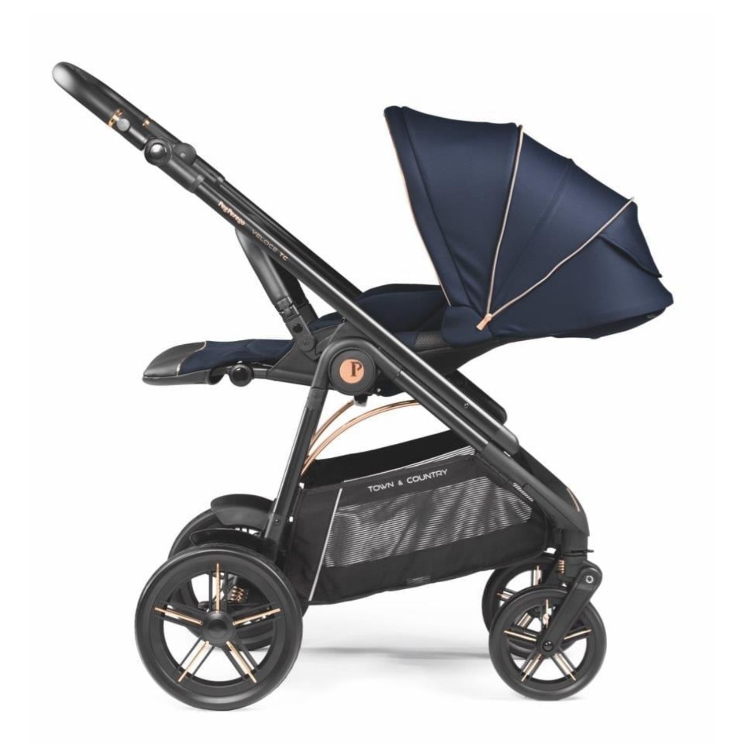 Peg Perego New Veloce TC SLK Travel Bebek Arabası Blue Shine