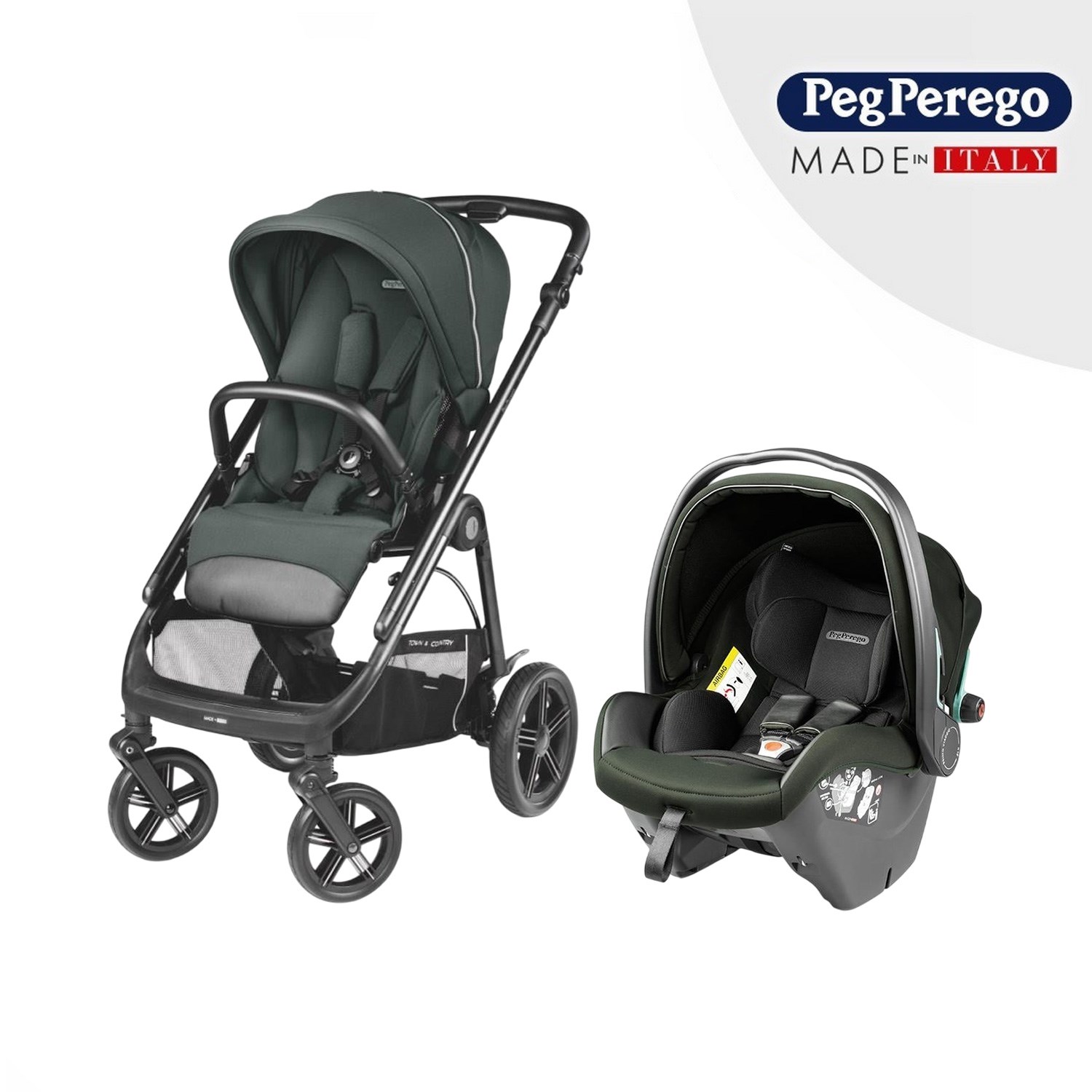 Peg Perego New Veloce TC SLK Travel Bebek Arabası Green