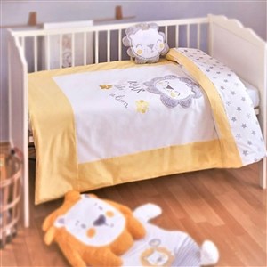 Bibaby Lion Bebek Nevresim Seti 69100 Sarı