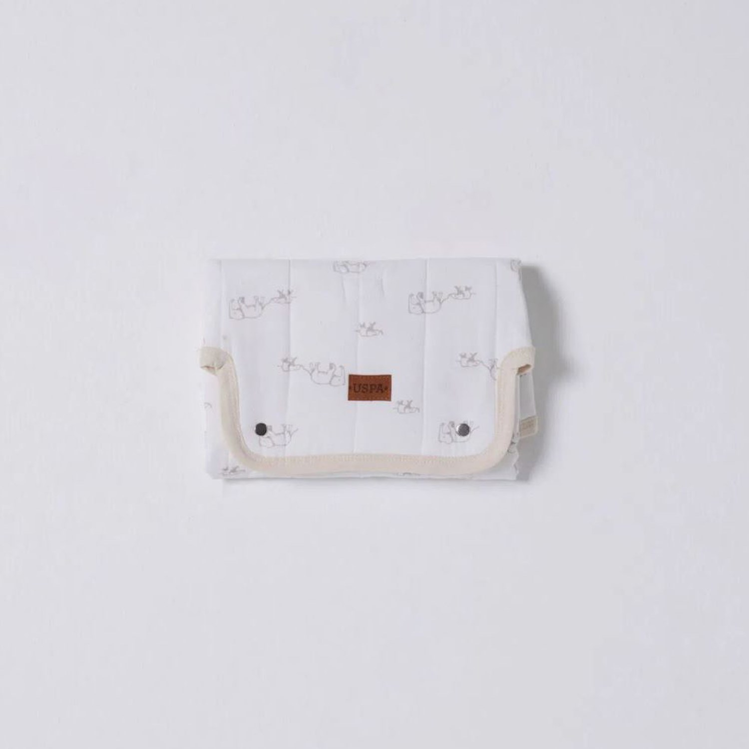 U.S. Polo Assn Bebek Alt Değiştirme Minderi USB2503 Beyaz
