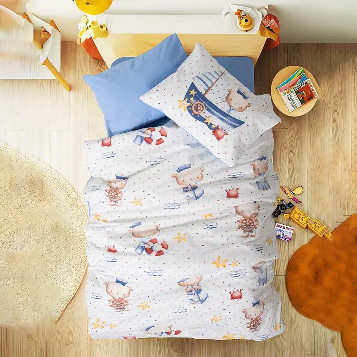 Cotton Box Bebek Nevresim Takımı 2000 Açık Mavi