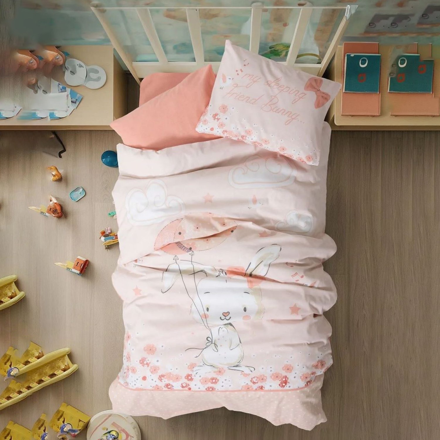 Cotton Box Bebek Nevresim Takımı 2000 Somon