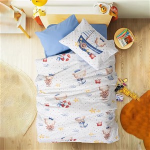 Cotton Box Bebek Nevresim Takımı 2000 Açık Mavi