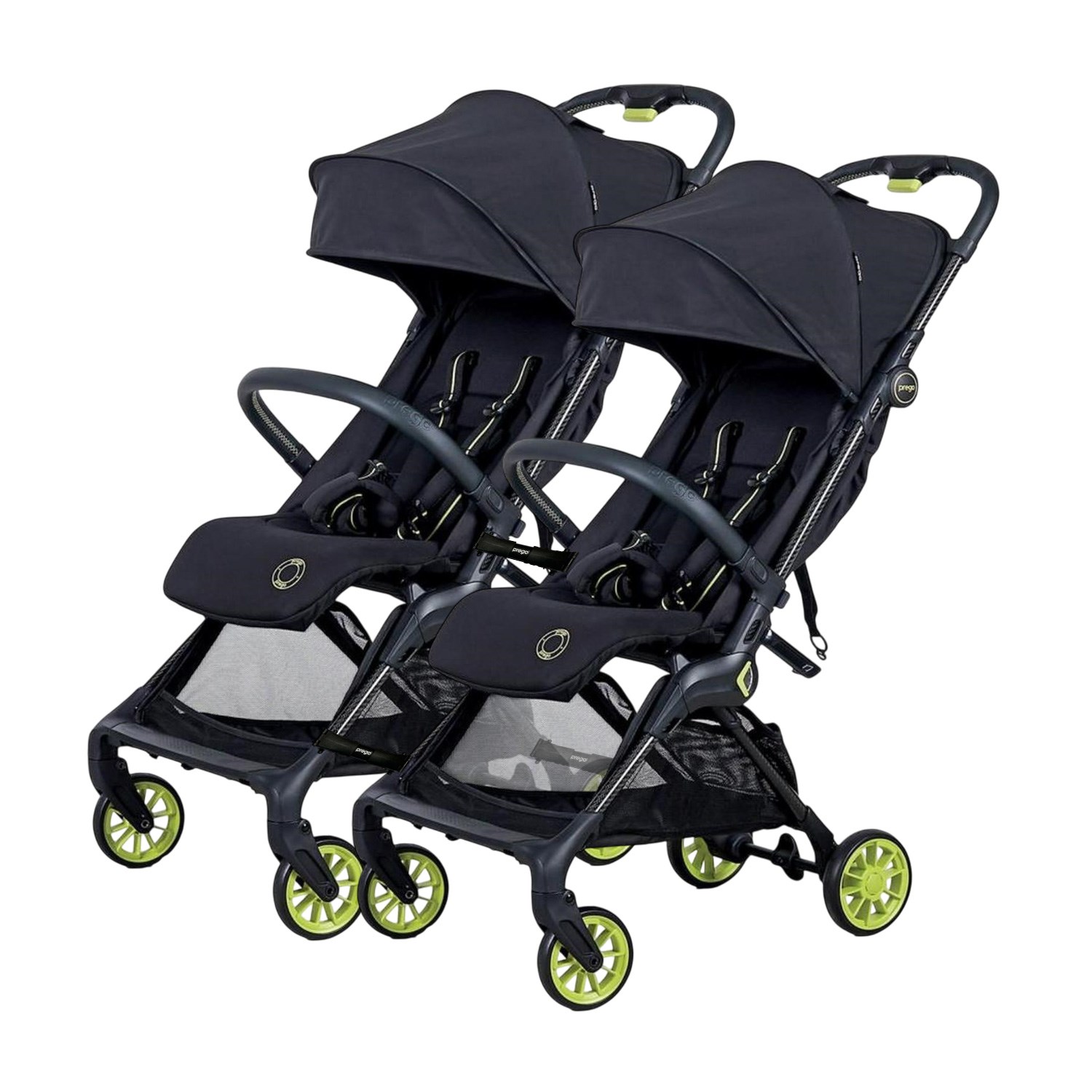Prego Quark İkiz Bebek Arabası Yeşil