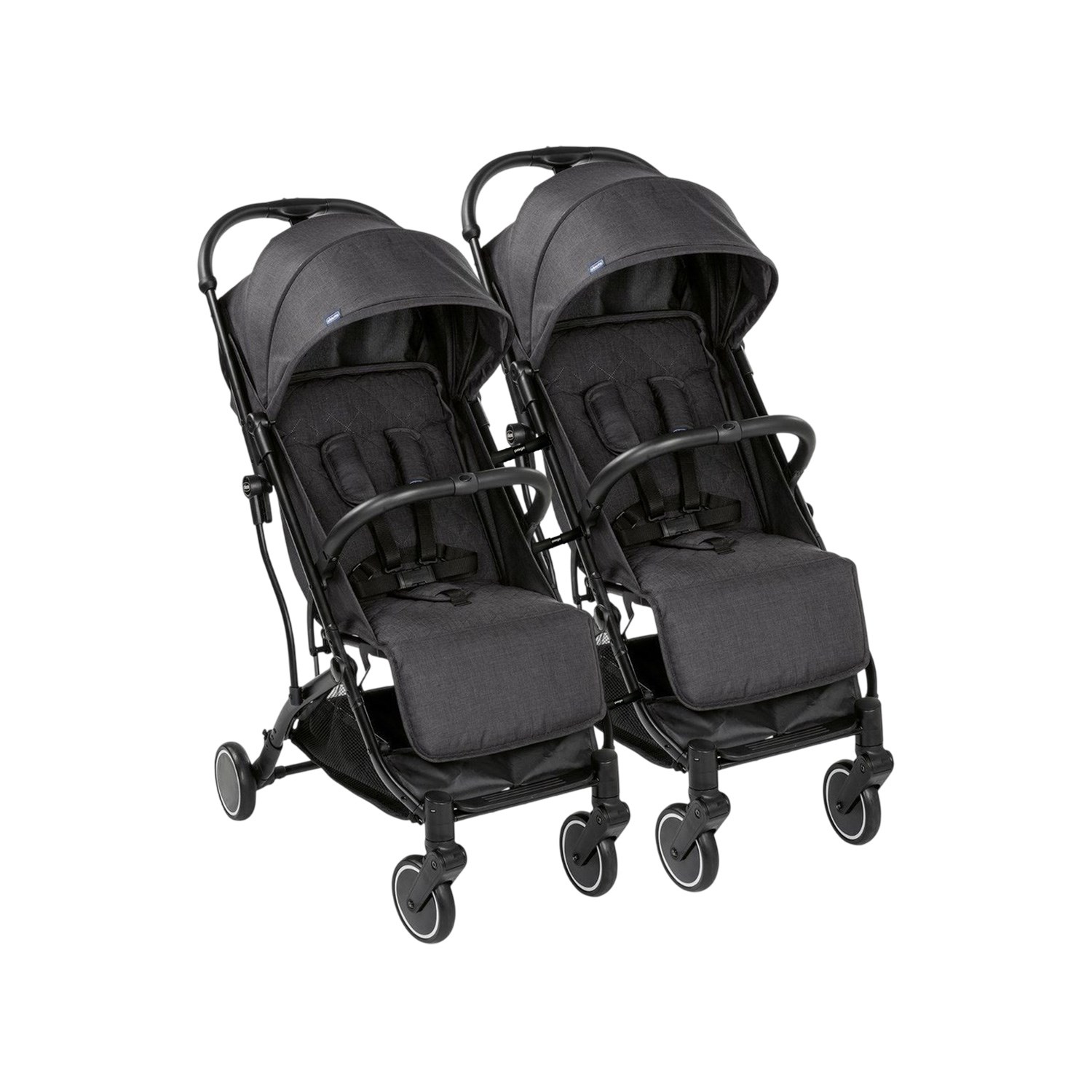 Chicco Trolley Me İkiz Bebek Arabası Stone