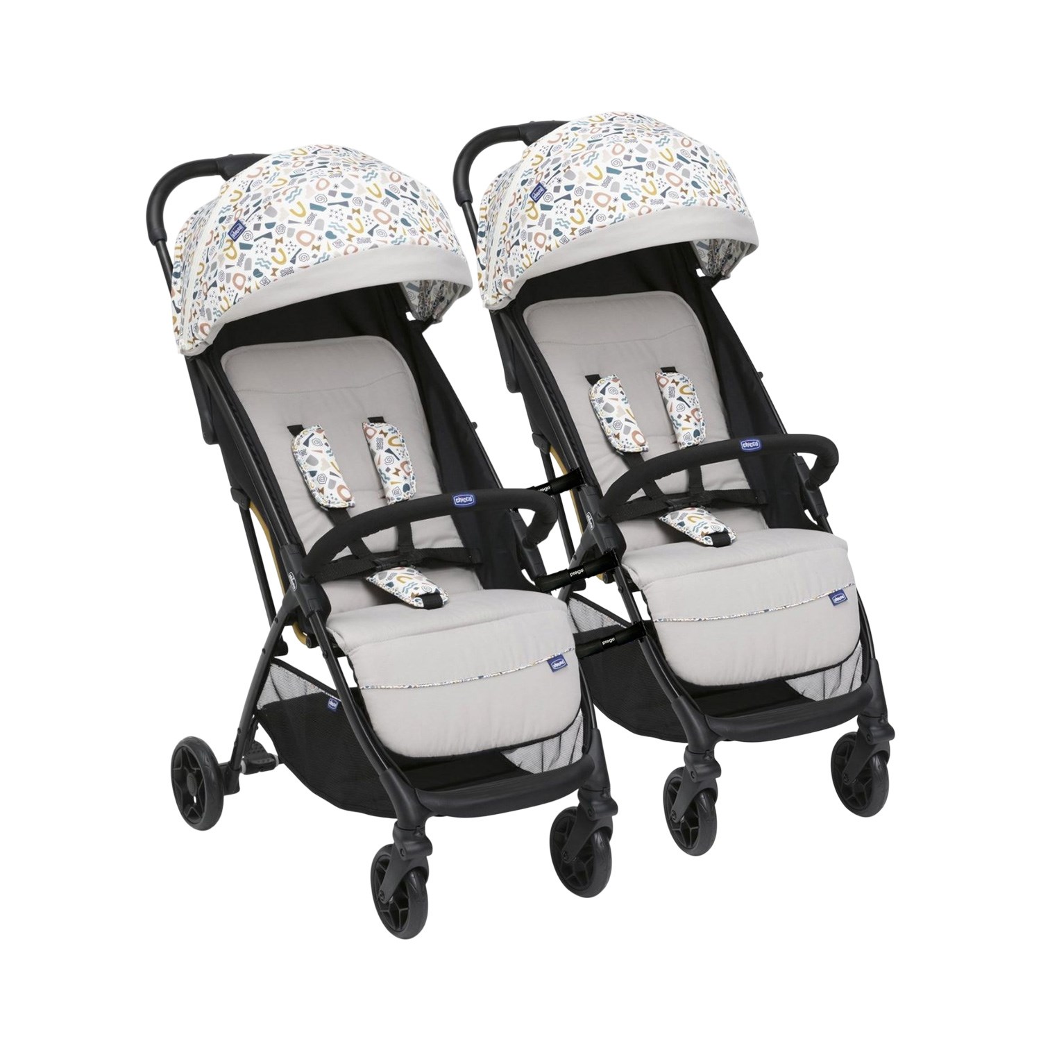 Chicco Glee İkiz Bebek Arabası Joking Beige